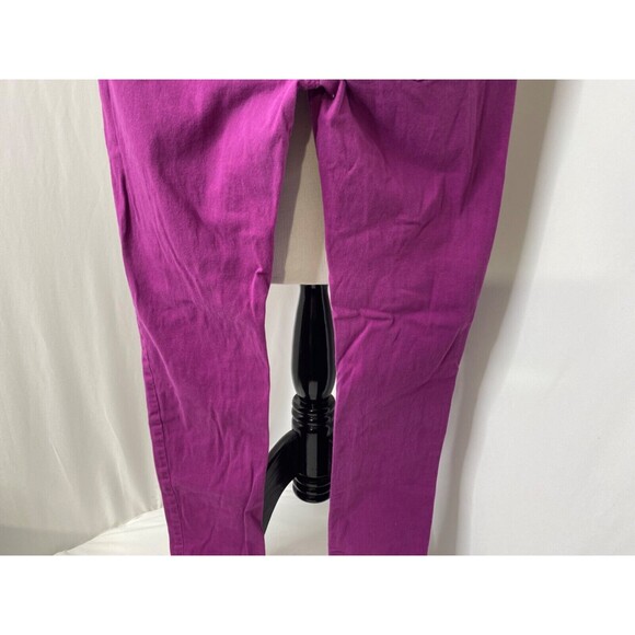 Zanadi Juniors Skinny Jeans Purple Low Rise 5 Pocket Size 7 X 29 - Picture 8 of 16